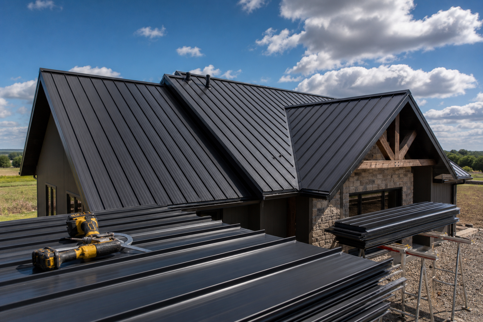Metal roofing in Elgin
